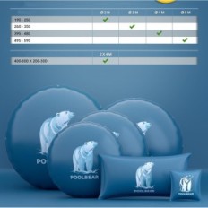 Poolbear pillow 4m winter XXL protection against frost