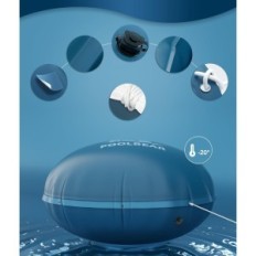 Piscina 4m piscina de inverno xxl proteção contra geada, usado