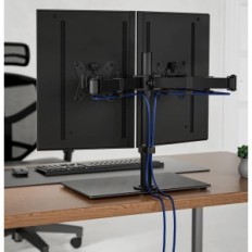 Stehen Sie für zwei ergear EGM3-Monitore, 13-32 Zoll, Ausstellung