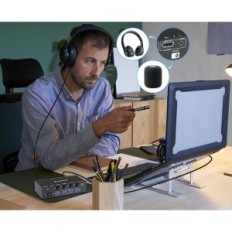 KVM KCEVE HDMI 4x1 Bytt med 8K-støtte, USB-hub for bærbare datamaskiner og konsoller