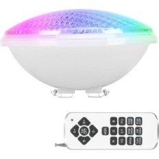LED-strålkastare LEDMO RGB 40W IP68 för pool med fjärrkontroll, undervattensbelysning