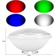 LED-Scheinwerfer LEDMO RGB 40W IP68 für Pool mit Fernbedienung, Unterwasserbeleuchtung