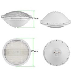 Použité LYLLMLE LED bazén osvětlení par56 20W rgb s dálkovým ovládáním IP68