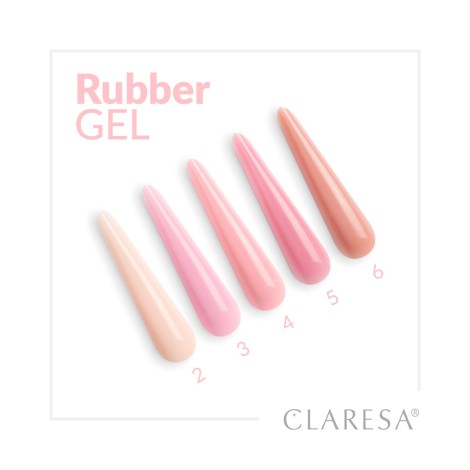 Claresa Gel de Construção Rubber 5 90g