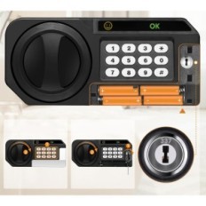 Bezpečný s žáruvzdorným sáčkem pro dokumenty, uhelný hrad, 30 l, použitý