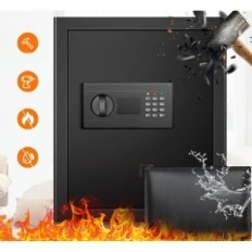 Tűzálló széf dokumentumzacskóval, digitális kulccsal, 43 l