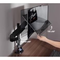 Skadat handtag för en monitor Bontec GDM7503, 13-34 '', upp till 9 kg, 75/100 mm
