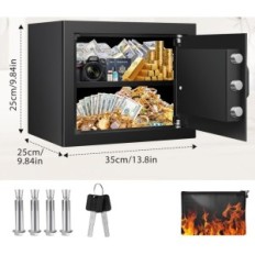 Sanfnz Safe, Refraktory a vodotěsné, s mincím portfolia, 25 l