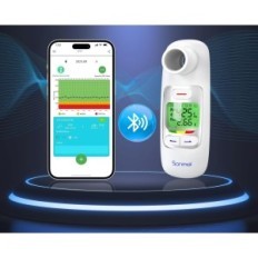 SPRRHROMETR SONMOL SMPF-2S, PICFLOMETER, ASTMY MONITOR, BPCO, PEF, FEV1