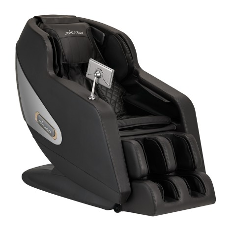 Fauteuil de massage Sakura Comfort Plus 806 noir — vue latérale