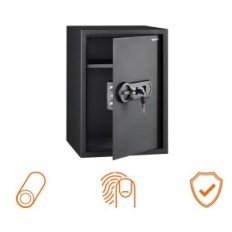 Vaurioituneet elektroniset biometriset biometriset biometriset perusteet 50L musta