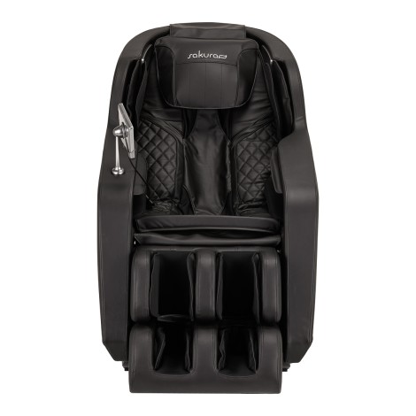 Masážne kreslo Sakura Comfort Plus 806 čierne — pohľad zhora