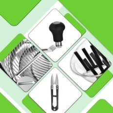 Tritmer pro aygrochy listy, pupeny a květiny, s modernizovanými zuby, 48 cm