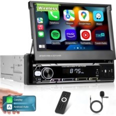 Ραδιόφωνο αυτοκινήτου Nhopeew Sh2AM3NH 1 DIN, 7 ", Carplay, Android Auto, GPS