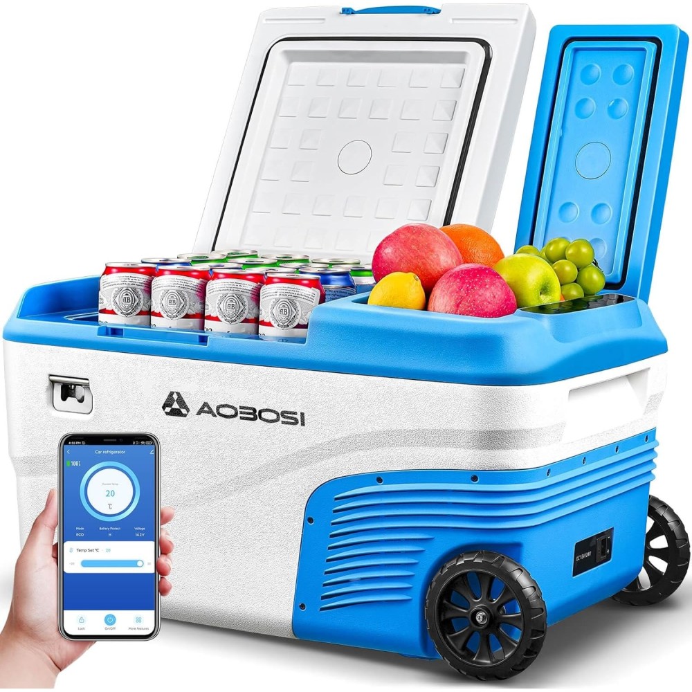Portable Aaobosi DT25 (25L) fridge, -20 to + 20 ° C, 12 / 24V DC, 100-240V AC