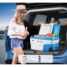 Portable Aaobosi DT25 (25L) ledusskapis, -20 līdz + 20 ° C, 12 / 24V DC, 100-240V AC