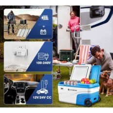 Portable Aaobosi DT25 (25L) fridge, -20 to + 20 ° C, 12 / 24V DC, 100-240V AC