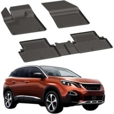 Tapis de voiture Sahler pour Peugeot 3008 2016-23 4.5d Premium TPE noir
