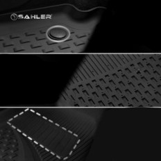 Mats de coches Sahler para Peugeot 3008 2016-23 4.5D PREMIUM TPE BLACK