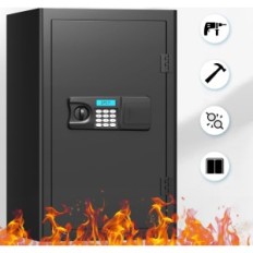 Dichiarato Digital Mejasg 85L resistente al fuoco con 2 cassetti e scaffale