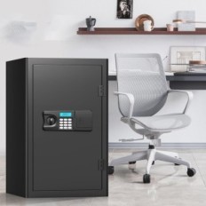 Sérült tűzálló Mejasg 85L digitális széf 2 fiókokkal és polccal