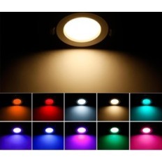 LED Spotlights Geyueya 10 x 5W RGBWC + CCT, WiFi, Bluetooth, Kit (10 lampor)