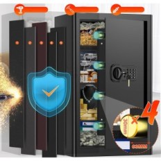 Fire-resistant Safe MeJasg 90L, digital, with bag and shelf for valuables