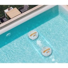 Robot-cleaner coastering planets for swimming pools, 4000mAh, exhibition