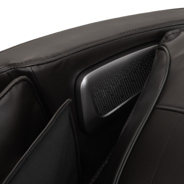 Poltrona massaggiante Sakura Comfort Plus 806 nero — primo piano del bracciolo