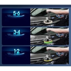 Raybao RC517 1200 W, 6 ātruma pulēšanas mašīna, automašīnām un laivām