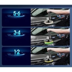 Raybao RC517 1200 W, 6 máquina de pulido de velocidad, para automóviles y botes