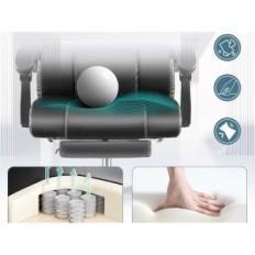 Chaise de bureau Guessky SDA005 d'occasion, avec un pastotule et un support lombaire