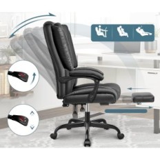Chaise de bureau Guessky SDA005 d'occasion, avec un pastotule et un support lombaire