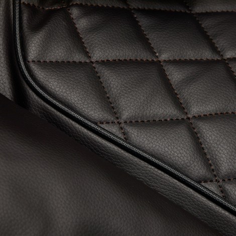 Poltrona massaggiante Sakura Comfort Plus 806 nero — primo piano della superficie