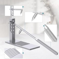 Kit de apertura de butto-ostra usado, acero inoxidable