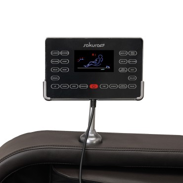 Masážne kreslo Sakura Comfort Plus 806 čierne — detail ovládania