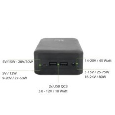 Powerbank-baterija Xtpower XT-27000dc 26800 MAH, DC 5V-24V, USB-C, 2xusb QC3