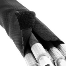 SafePlast Safe-Managle Wrap 50 mm, 10 m, negro, impermeable