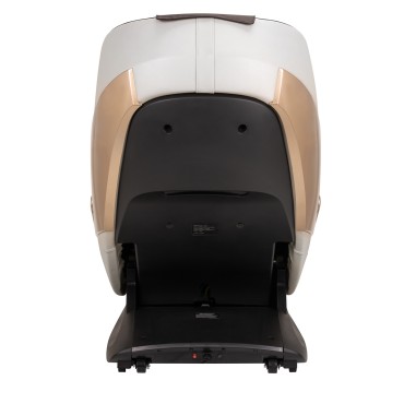 Masažni stol Sakura Comfort Plus 806 v rjavih tonih — zadnji pogled