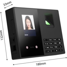 Working time recorder BisoFICE T200 German, no fees, RFID, biometrics