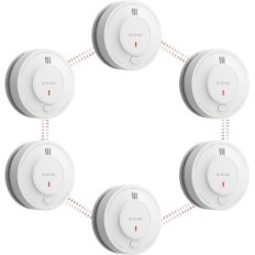 Sensor de humo SD19-W X-Sense, alarma contra incendios en 14604 (6 PCS)