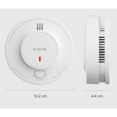 Sensore di fumo SD19-W X-Sense, EN 14604 Allarme antincendio (6 PCS)