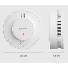 Capteur de fumée SD19-W de X-Sense, alarme incendie EN 14604 (6 pcs)