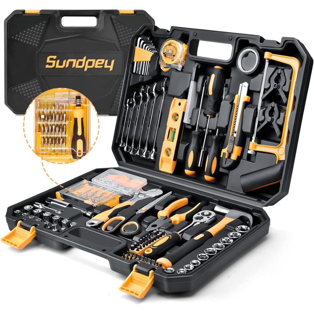 Kit de herramientas usado 257 Elementos Destornillador Socket Amarillo Sundpey