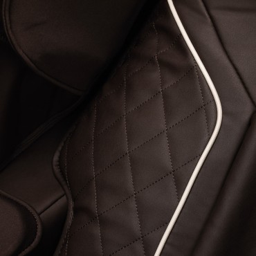 Sakura Comfort Plus 806 massagestoel bruin — detail zitvlak