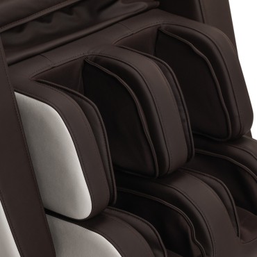 Cadeira de massagem Sakura Comfort Plus 806 castanha — close-up do apoio de braço