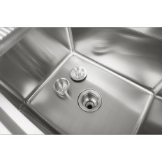 Sink Sink Steel Rostfritt stål för köksbredd 120cm