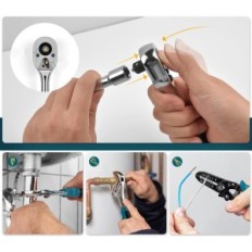 GOYWATO 287B Toolkit - Keys, Cap, Tænger, Sag, Ingen Sæt