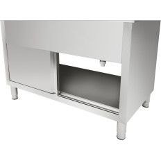 Sink Sink Steel Rostfritt stål för köksbredd 120cm