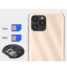 Smartphone BEWINNER IP13 PRO MAX, 6.1 '', 3 GB RAM, 32 GB ROM, 2800 mAh, Gold